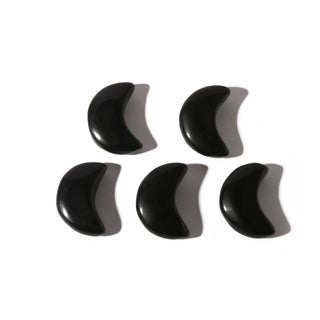 Black Obsidian Moon Carving (Pack of 5)    from Stonebridge Imports