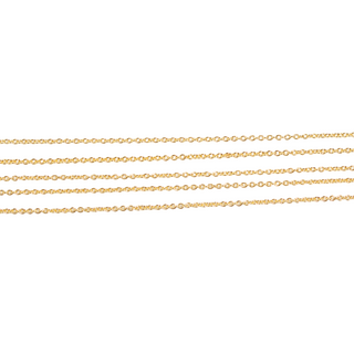 Gold Plated Adjustable "Cross Style" Chain - 18" Long - 5 Pack from Stonebridge Imports