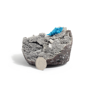 Cavansite Cluster on Matrix from India - Unique #8 - 3 1/4" from Stonebridge Imports