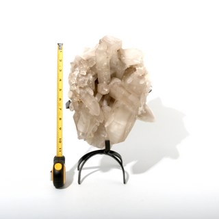 Smoky Quartz Cluster on Iron Stand U#4 - 10"    from Stonebridge Imports