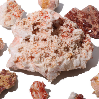 Vanadinite Specimen Flat - 1.25" to 4"    from Stonebridge Imports