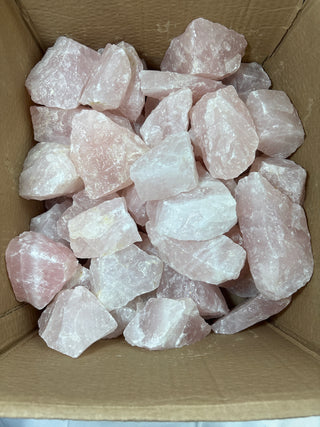 Rose Quartz E #1 Chunk - 20kg Box from Stonebridge Imports