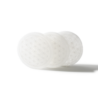 Selenite Charging Plate - Flower - 3 Pack from Stonebridge Imports