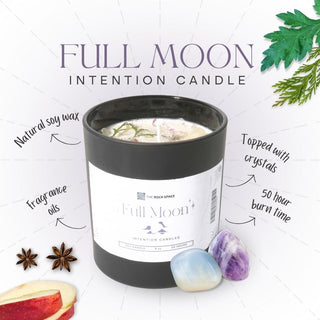 Crystal Intention Candle Full Moon   from Stonebridge Imports