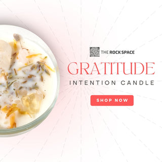 Crystal Intention Candle (Now in Clear Vessel!) from Stonebridge Imports