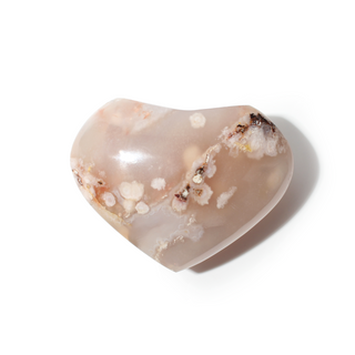 Flower Agate Heart from Stonebridge Imports