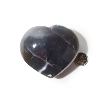 Orca Agate Heart from Stonebridge Imports