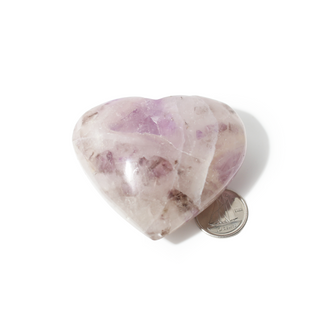 Amethyst and Smoky Quartz Heart #3 - 1 1/2" from Stonebridge Imports