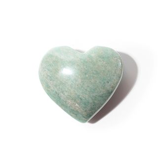 Amazonite Heart #5 - 2" to 3" from Stonebridge Imports