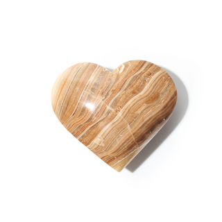 Calcite Golden Heart #4 - 1 3/4" to 2 3/4" from Stonebridge Imports