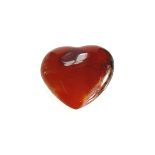 Carnelian Crystal Puffy Heart #1 - 1" to 1 1/2"    from Stonebridge Imports
