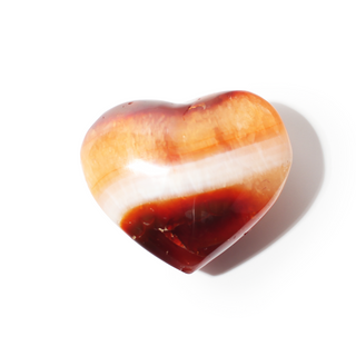 Carnelian Heart #4 - 1 3/4" to 2 3/4" from Stonebridge Imports