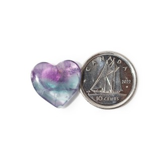 Fluorite Mini Heart Carving - 5 Pack from Stonebridge Imports