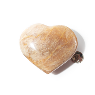 Peach Moonstone Heart from Stonebridge Imports