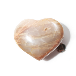 Peach Moonstone Heart from Stonebridge Imports