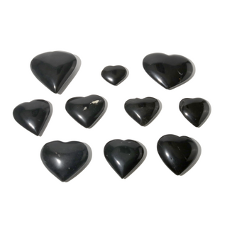 Obsidian B Heart Carvings - 8 to 10 Pieces - 1kg Box    from Stonebridge Imports