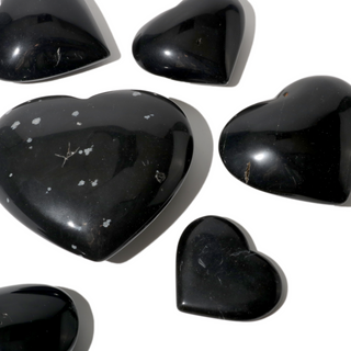 Obsidian B Heart Carvings - 8 to 10 Pieces - 1kg Box    from Stonebridge Imports