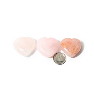 Rose Quartz Heart #1 - 3 Pack from Stonebridge Imports