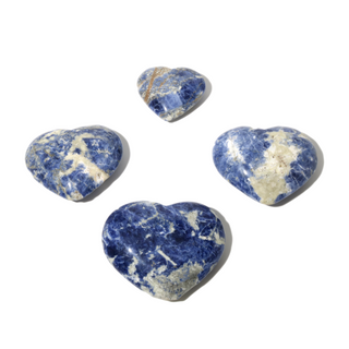 Sodalite B Heart Carvings - 4 to 8 Pieces - 1kg Box    from Stonebridge Imports