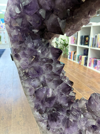 Amethyst Ring Cluster on Iron Stand U#4 - 47kg from Stonebridge Imports