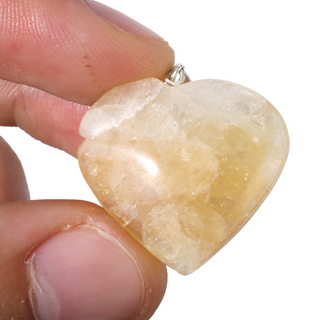 Citrine B Heart Pendant - Pack of 5 - 1"    from Stonebridge Imports