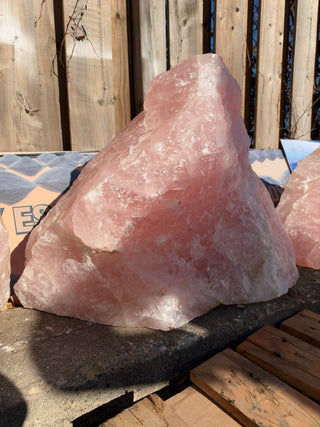 Rose Quartz Boulder U#25 - 86kg (190lbs)