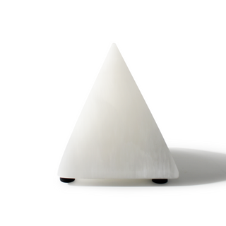 Selenite Pyramid Lamp - 6" from Stonebridge Imports