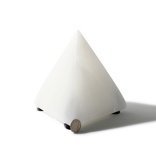 Selenite Pyramid Lamp - 6" from Stonebridge Imports