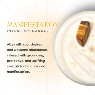 Crystal Intention Candle (Now in Clear Vessel!) from Stonebridge Imports