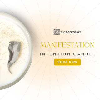 Crystal Intention Candle (Now in Clear Vessel!) from Stonebridge Imports