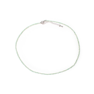 Green Aventurine Bead Necklace - 2-3mm from Stonebridge Imports
