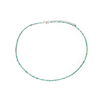 Chrysocolla Bead Necklace - 2-3mm from Stonebridge Imports