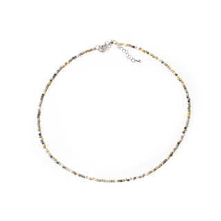 Bumble Bee Jasper Bead Necklace - 2-3mm from Stonebridge Imports