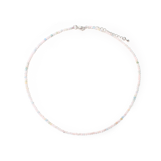 Morganite Bead Necklace - 2-3mm from Stonebridge Imports