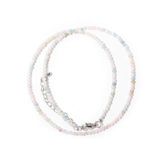 Morganite Bead Necklace - 2-3mm from Stonebridge Imports