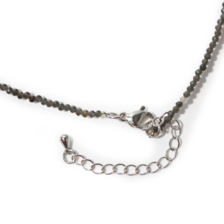 Black Obsidian Bead Necklace - 2-3mm from Stonebridge Imports