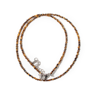 Tiger Eye Bead Necklace - 2-3mm from Stonebridge Imports
