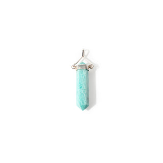 Amazonite Double Terminated Swivel - 925 Silver Pendant from Stonebridge Imports