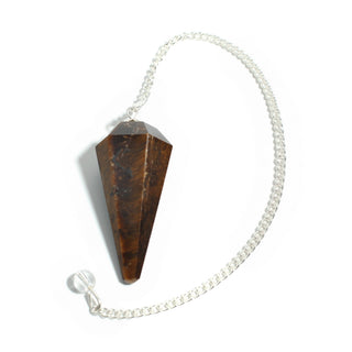 Gold Tiger's Eye Pendulum 6 Facets & Bead - 3 Pack from Stonebridge Imports