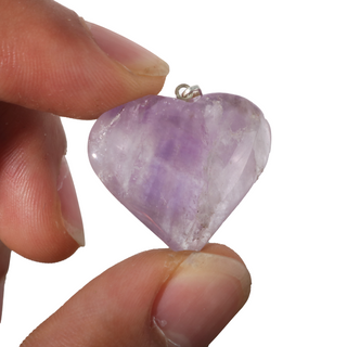 Amethyst B Heart Pendant - Pack of 5 - 1"    from Stonebridge Imports