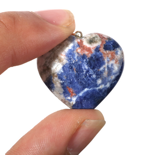 Sodalite B Heart Pendant - Pack of 5 - 1"    from Stonebridge Imports