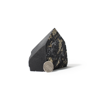 Pyrite on Basalt Cut Base Point - 2 1/2" to 5" from Stonebridge Imports