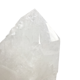 Clear Quartz Point on Iron Stand U#9 - 229 lb - 56"    from Stonebridge Imports