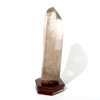 Smoky Quartz Point On Wood Base U#10 - 21    from Stonebridge Imports