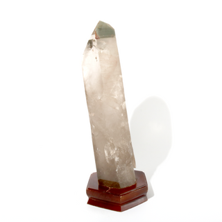 Smoky Quartz Point On Wood Base U#10 - 21    from Stonebridge Imports