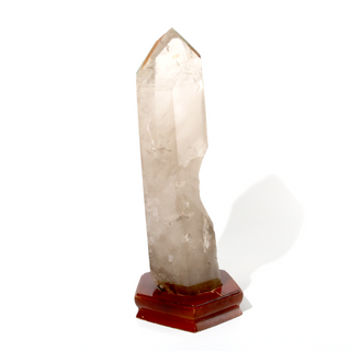 Smoky Quartz Point On Wood Base U#10 - 21    from Stonebridge Imports