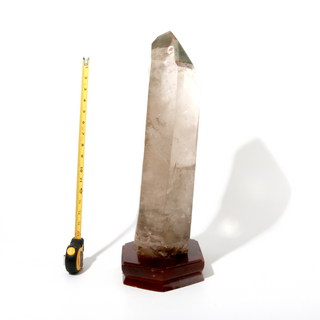 Smoky Quartz Point On Wood Base U#10 - 21    from Stonebridge Imports