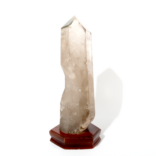 Smoky Quartz Point On Wood Base U#10 - 21    from Stonebridge Imports