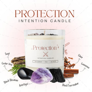 Crystal Intention Candle (Now in Clear Vessel!) from Stonebridge Imports