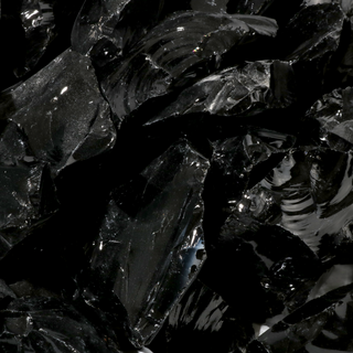 Obsidian Chunk #0 - 25kg Box - 3"    from Stonebridge Imports